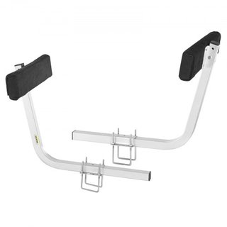 Guía de Remolque para Barcos, 2PCS Guías Cortas Ajustables para Bunk, Postes de Guía de Remolque de Acero Endurecido con Cojín Suave, Diseño de Guía de Rodillo de Alta Resistencia, para Remolque d...
