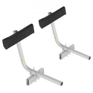 Guía de Remolque para Barcos, 2PCS Guías Cortas Ajustables para Bunk, Postes de Guía de Remolque de Acero Endurecido con Cojín Suave, Diseño de Guía de Rodillo de Alta Resistencia, para Remolque d...