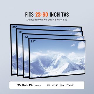 Soporte de TV Móvil, Carro de TV Móvil para TVs de 23 a 60 pulgadas, Soporte de TV Portátil Ajustable en Altura con Ruedas, con una Bandeja para Dispositivos Audiovisuales, Soporte de TV Rodante c...