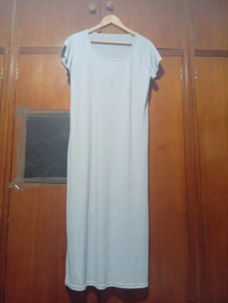 Vestido largo gris XXL