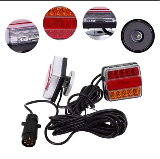 Luz Trasera Universal LED de 7 Pines para Remolque