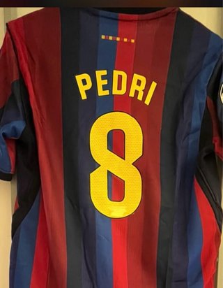 Camiseta FC Barcelona Pedri 8  Conjunto para niño