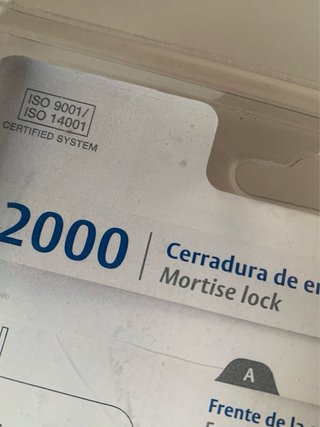 Cerradura Tesa Embutir Mortise Lock