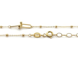 E1811489-22    Gargantilla Oro 18k 22cm