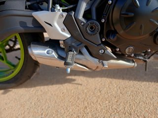 Kawasaki Z650 Negra y Verde