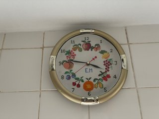 Reloj de Pared Decorativo Frutas E.M.