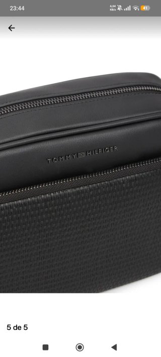 Bandolera Tommy Hilfiger Negra Hombre