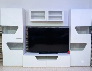 Mueble de salón blanco moderno