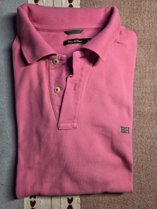 Polo Pedro del Hierro Rosa Talla M