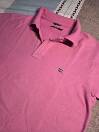 Polo Pedro del Hierro Rosa Talla M