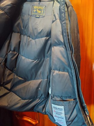 Plumas Woolrich Talla S negro