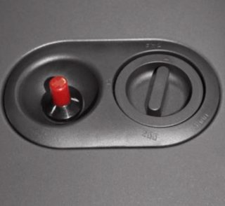 Estufa Gas Butano Negra Nueva