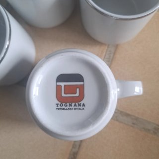Juego café Tognana porcelana italiana