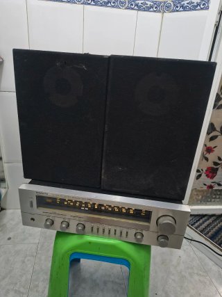 Altavoces KLH 4 y Receptor Sanyo DCX 233L
