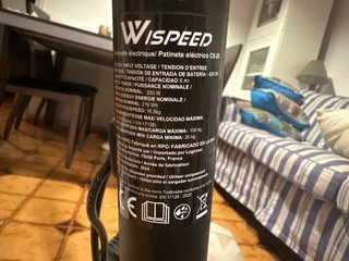 Patinete Eléctrico WiSpeed