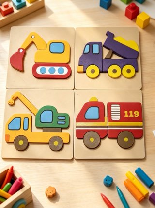 Puzzles de figuras infantiles