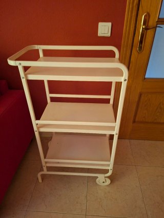 Carrito blanco 3 bandejas