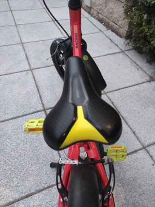 Bicicleta Btwin Racing 16 Roja Aluminio