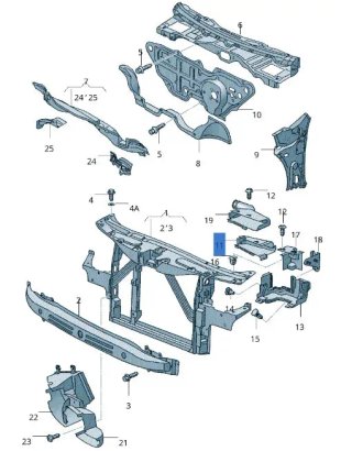 Canal aire asiento Seat Leon 1M