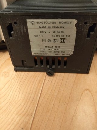 Bang & Olufsen Beolab 2000