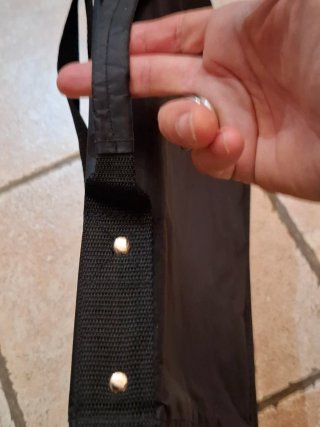 Borsa porta PC nera con interno rosso