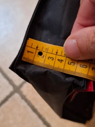 Borsa porta PC nera con interno rosso