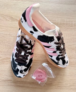 Adidas Zapatillas Estampado Vaca Rosa
