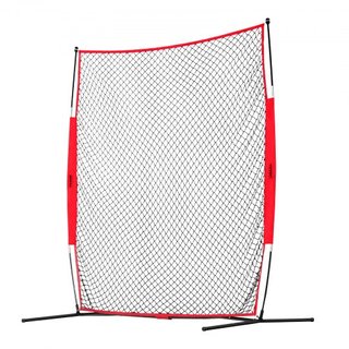 Red de Respaldo Barricada, Red de Barrera para Deportes de Pelota de 7x7 pies, Equipo de Práctica Portátil con Bolsa de Transporte, Pantalla de Protección para Entrenamiento de Béisbol, Softbol, L...