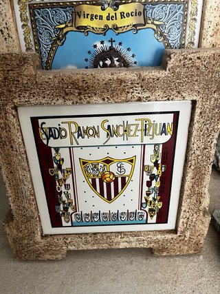Cuadro futbol Piedra