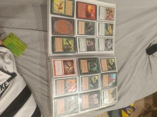 Álbum Magic The Gathering cartas antiguo