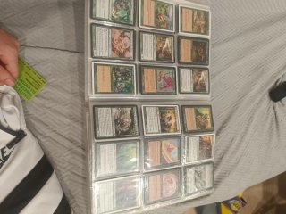 Álbum Magic The Gathering cartas antiguo