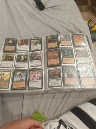 Álbum Magic The Gathering cartas antiguo