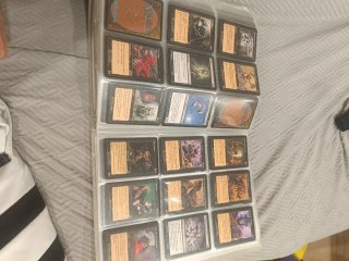 Álbum Magic The Gathering cartas antiguo