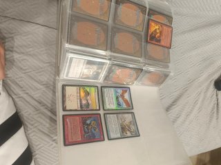 Álbum Magic The Gathering cartas antiguo