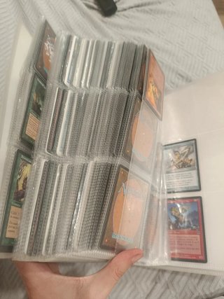 Álbum Magic The Gathering cartas antiguo
