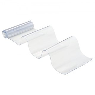 Cortina in PVC per Porta 106.7x213.4 cm Freezer Plastica Trasparente