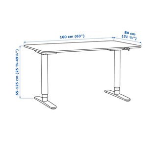 Mesa Escritorio IKEA Negra