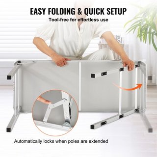 Mesa Podio Portátil para Feria, 97,5 × 38,5 × 87 cm, Mostrador de Exhibición con Pared, Mesa de Bar de Promoción Plegable con Estante de Almacenamiento y Bolsa de Transporte