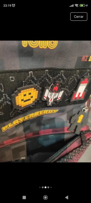 Mochila Totto Infantil Diseño Pixelado