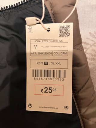 Chaleco Álvaro Moreno Talla M Marrón