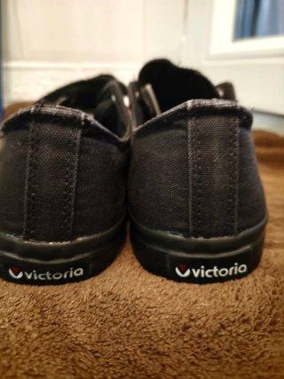 Victoria Zapatillas Lona Negras
