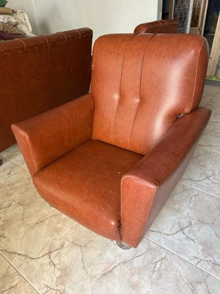 Conjunto sillones polipiel