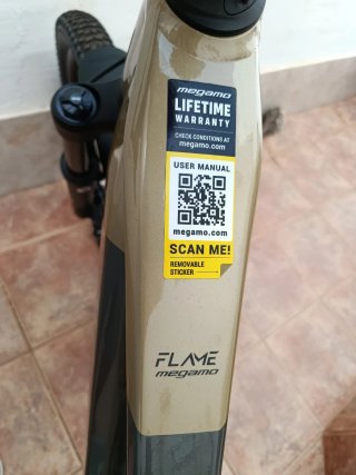 Bici eléctrica Megamo Flame 29 Doble Suspensión