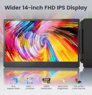 Monitor portatile Teamgee 14 Full HD IPS