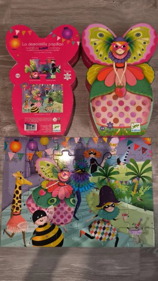 Puzzle Djeco La señorita mariposa