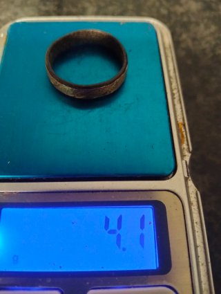Anillo Romano Auténtico Oro y Plata