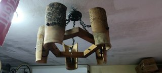 Lámparas rústicas salón/merendero
