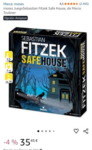 Juego Sebastian Fitzek Safe House