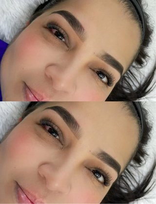 Tinte de cejas negro y marrón