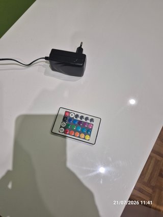 Mueble TV/Aparador Blanco con LED